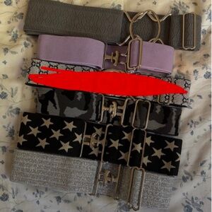 Equestrian elastic belts